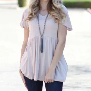 Flowy Peplum Tunic | S-XL