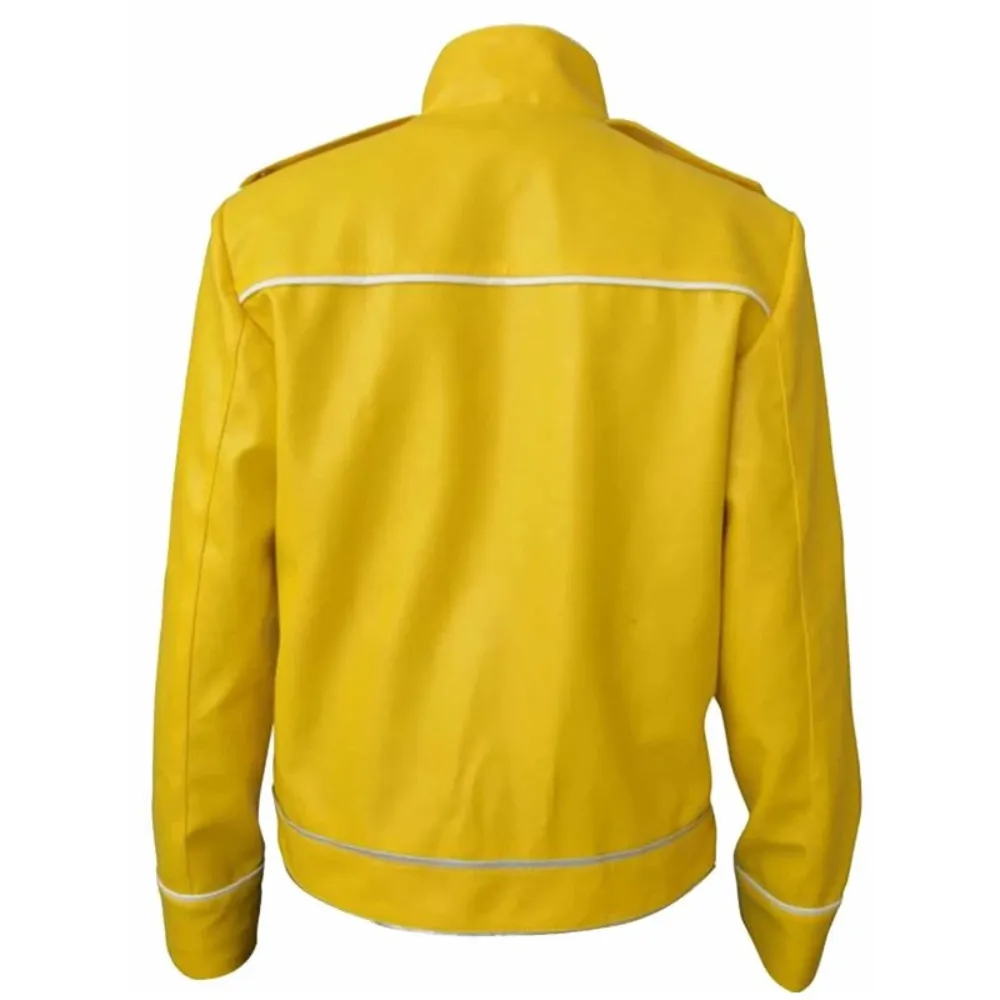 Freddie Mercury Concert Yellow Leather Jacket