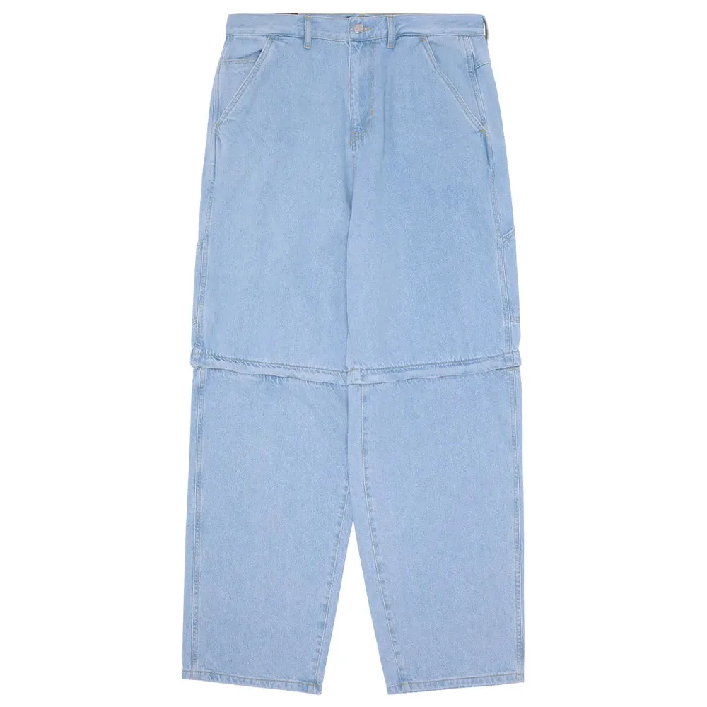 Fucking Awesome - Baggy Zip Off Carpenter Pants Light Blue