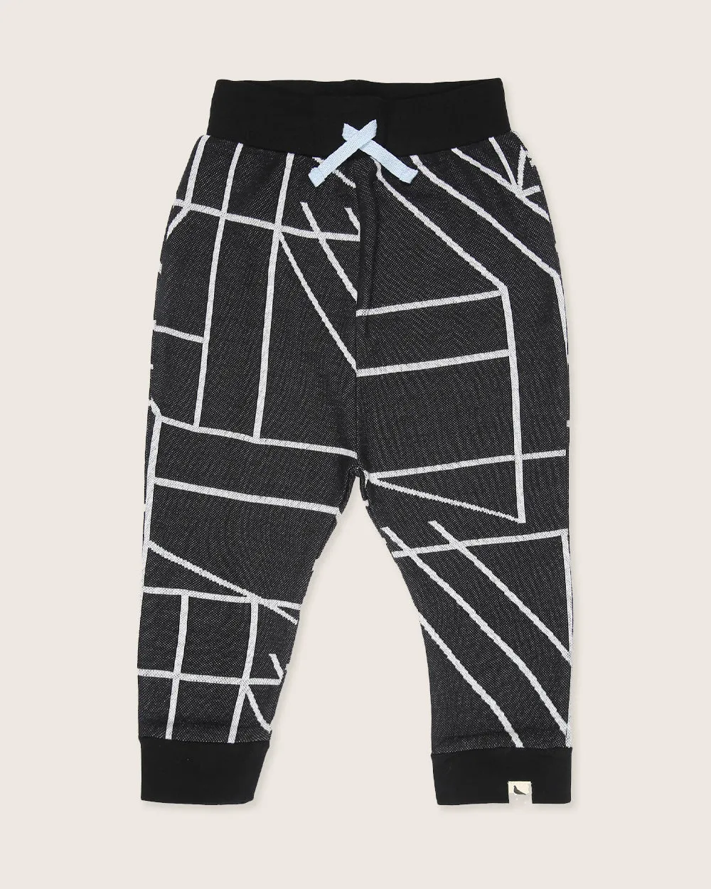 Geo Jacquard Harem Joggers