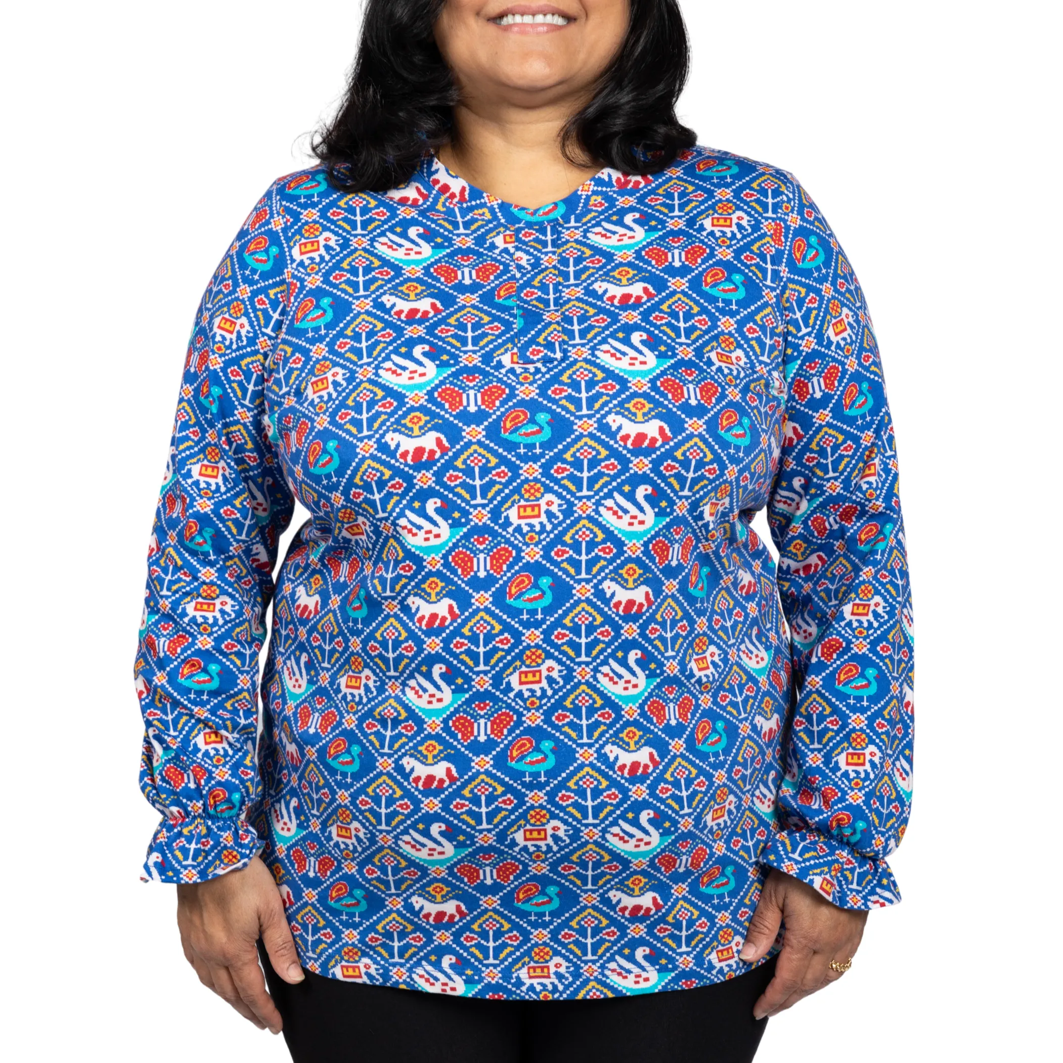 Geometric Animals Tunic Top [FINAL SALE]