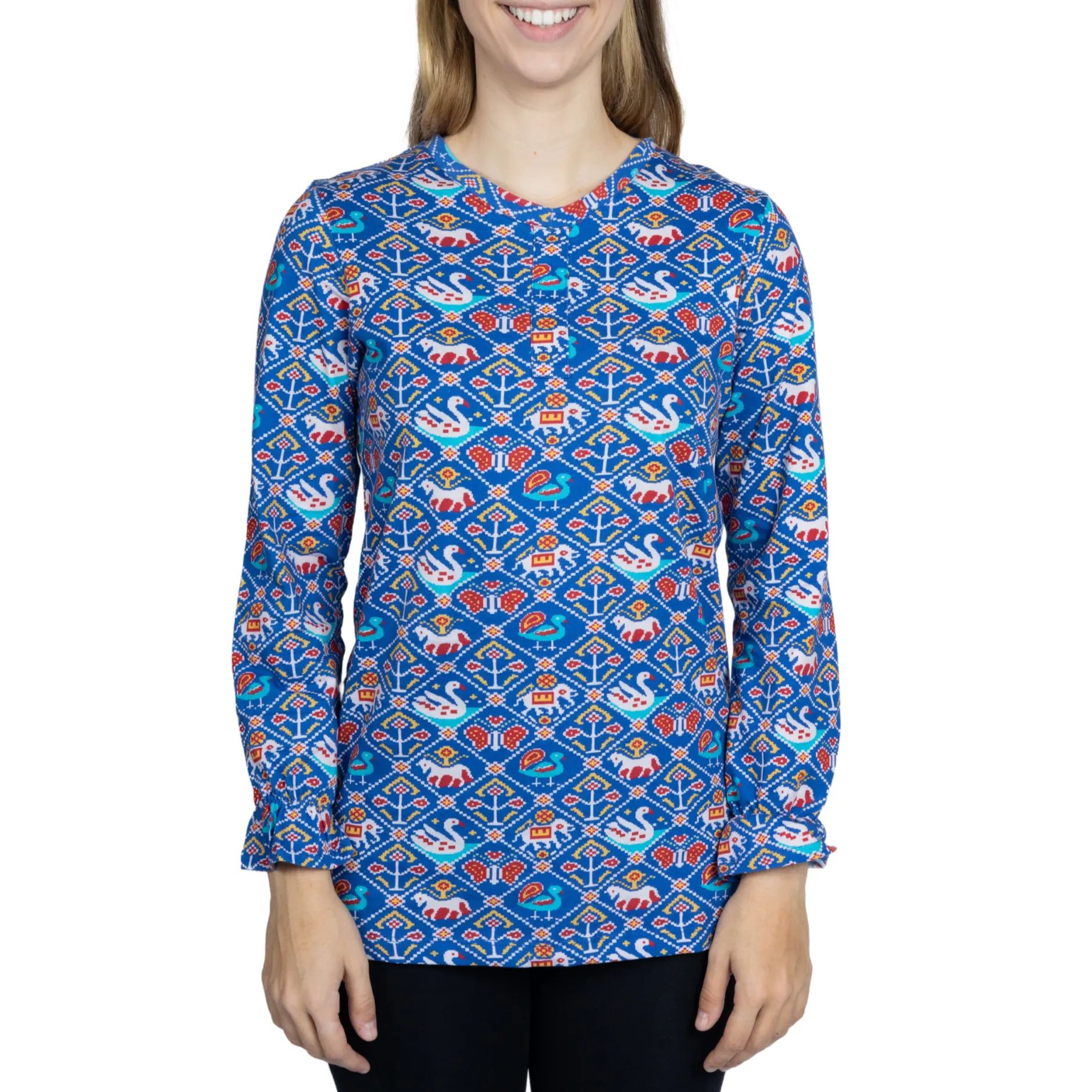 Geometric Animals Tunic Top [FINAL SALE]