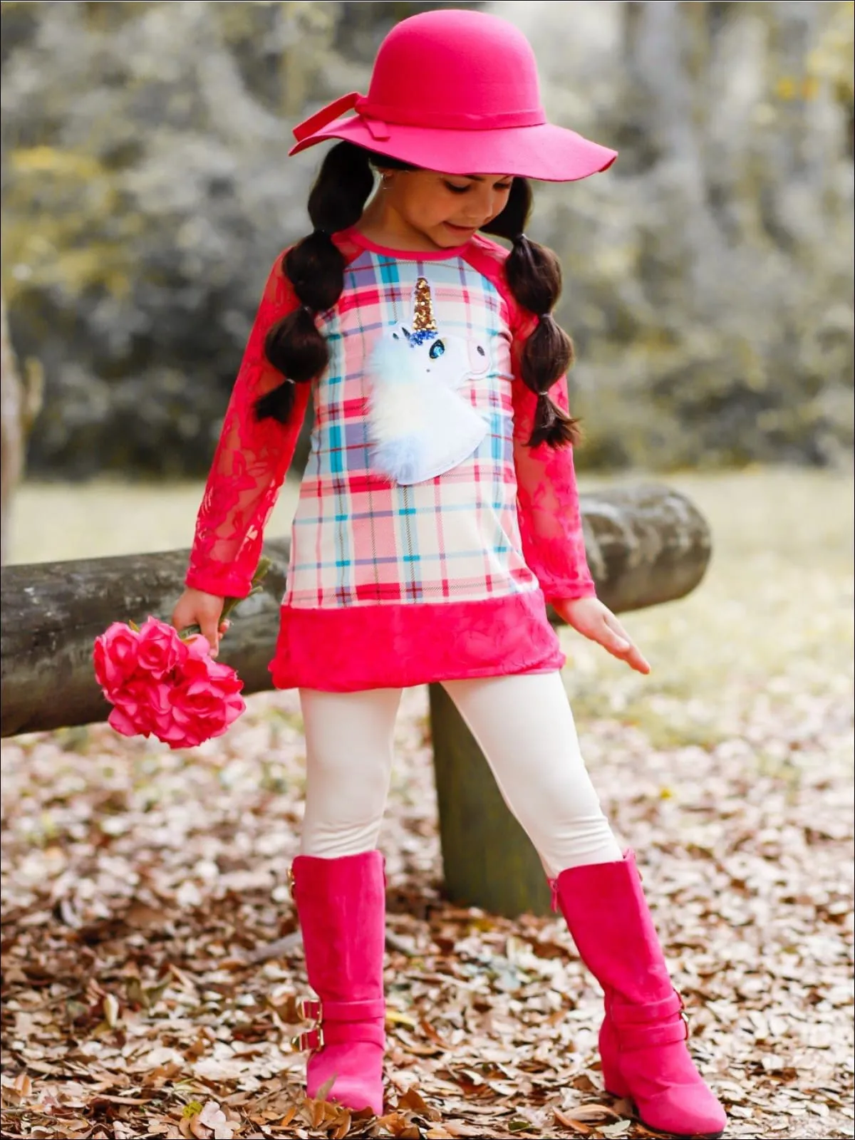 Girls  Classic Beauty Tunic and Legging Set