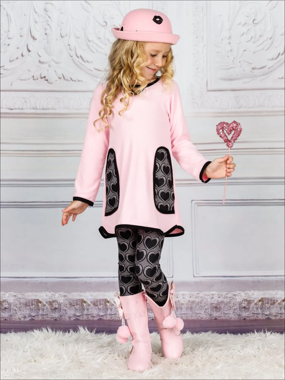 Girls Lover Girl Tunic and Legging Set