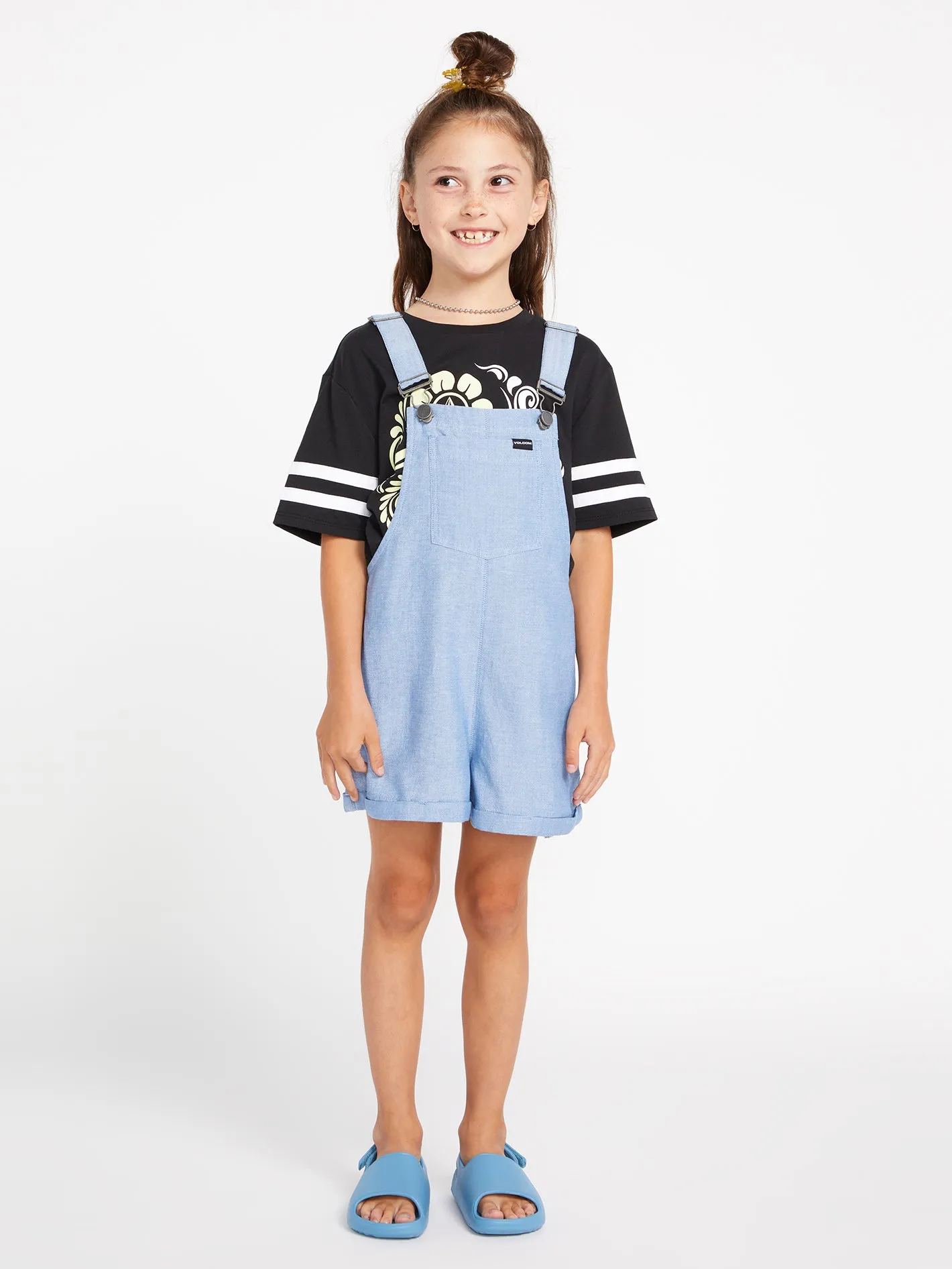 Girls Sunday Strut Romper - Blue Bird