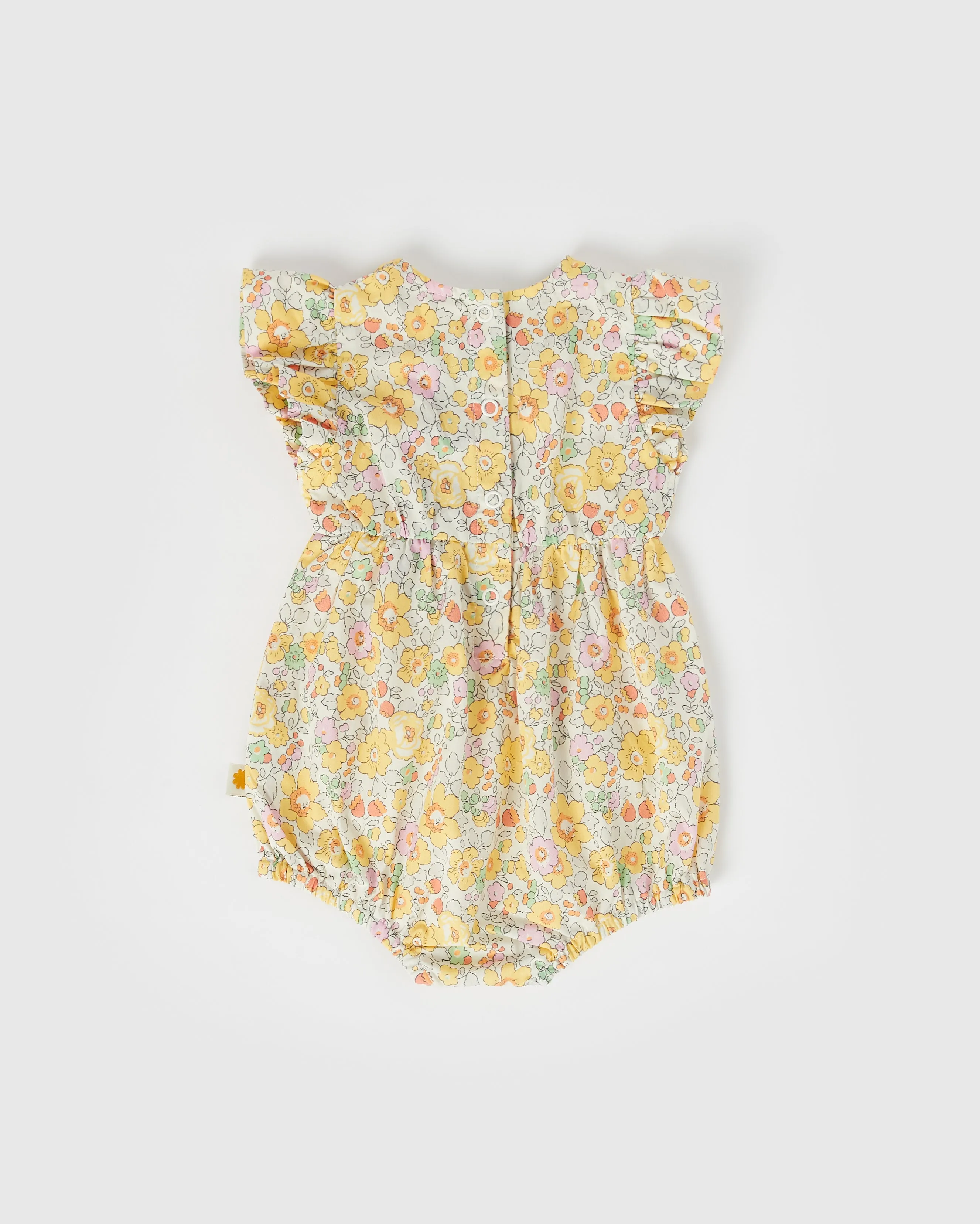 GOLDIE & ACE LANI COTTON ROMPER BETSY YELLOW