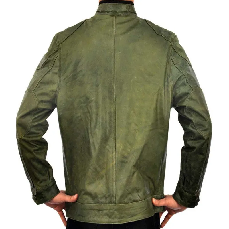 Green Wanted James McAvoy Wesley Gibson Leather Jacket