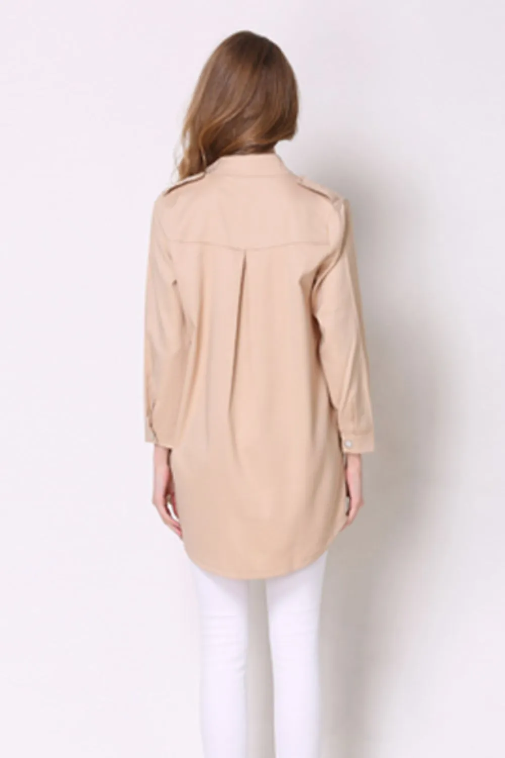 Hip Length Trench Coat