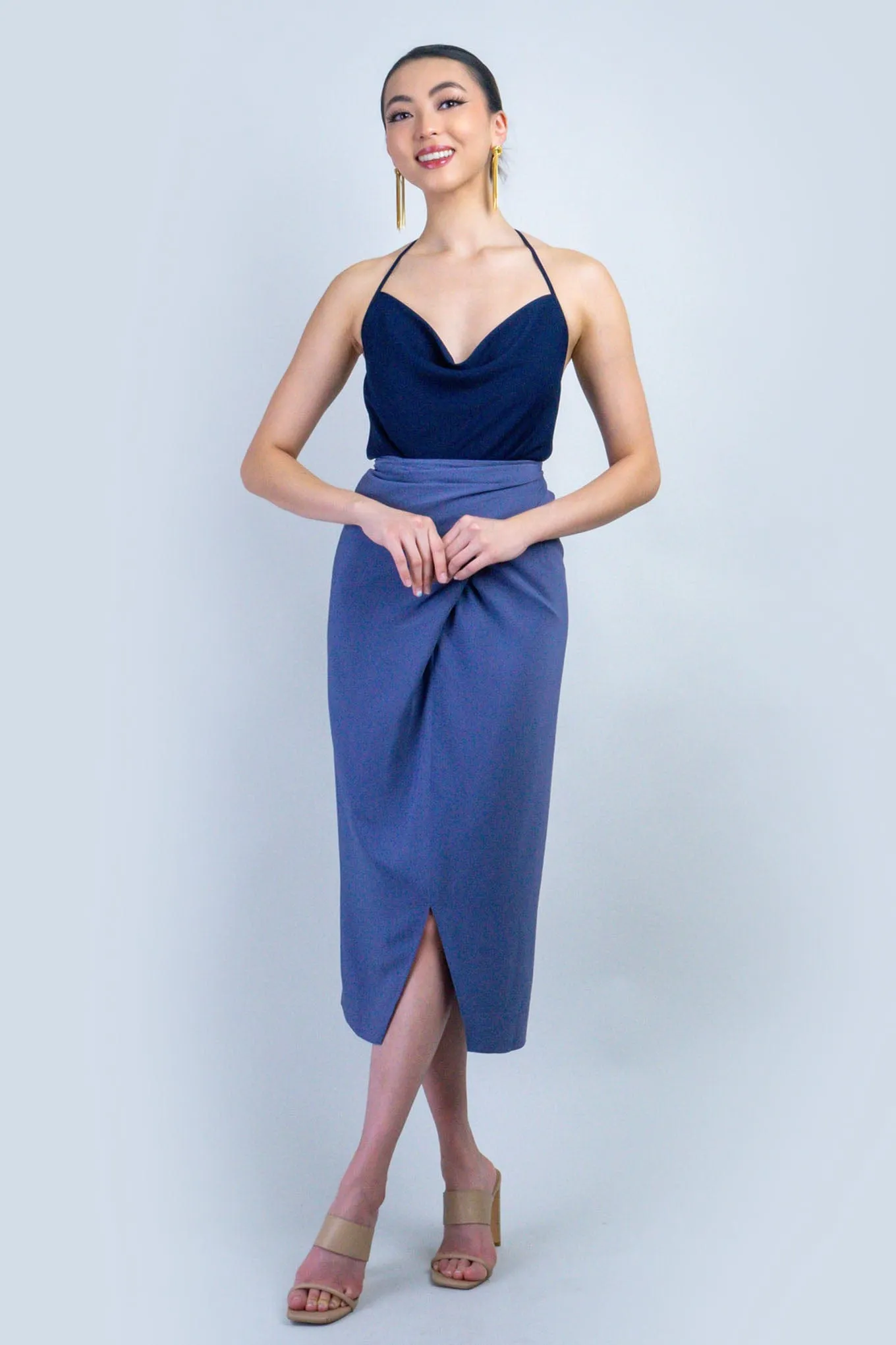 Indigo Blue Indo Wrap Skirt/Dress