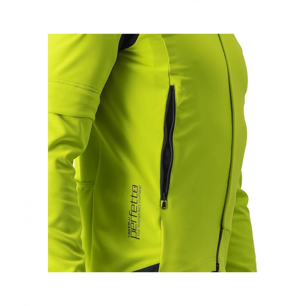 Jacket Castelli Perfetto Ros 2 Convertible Yellow