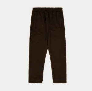 Jacquard Knit Pants Mens Pants (Brown)