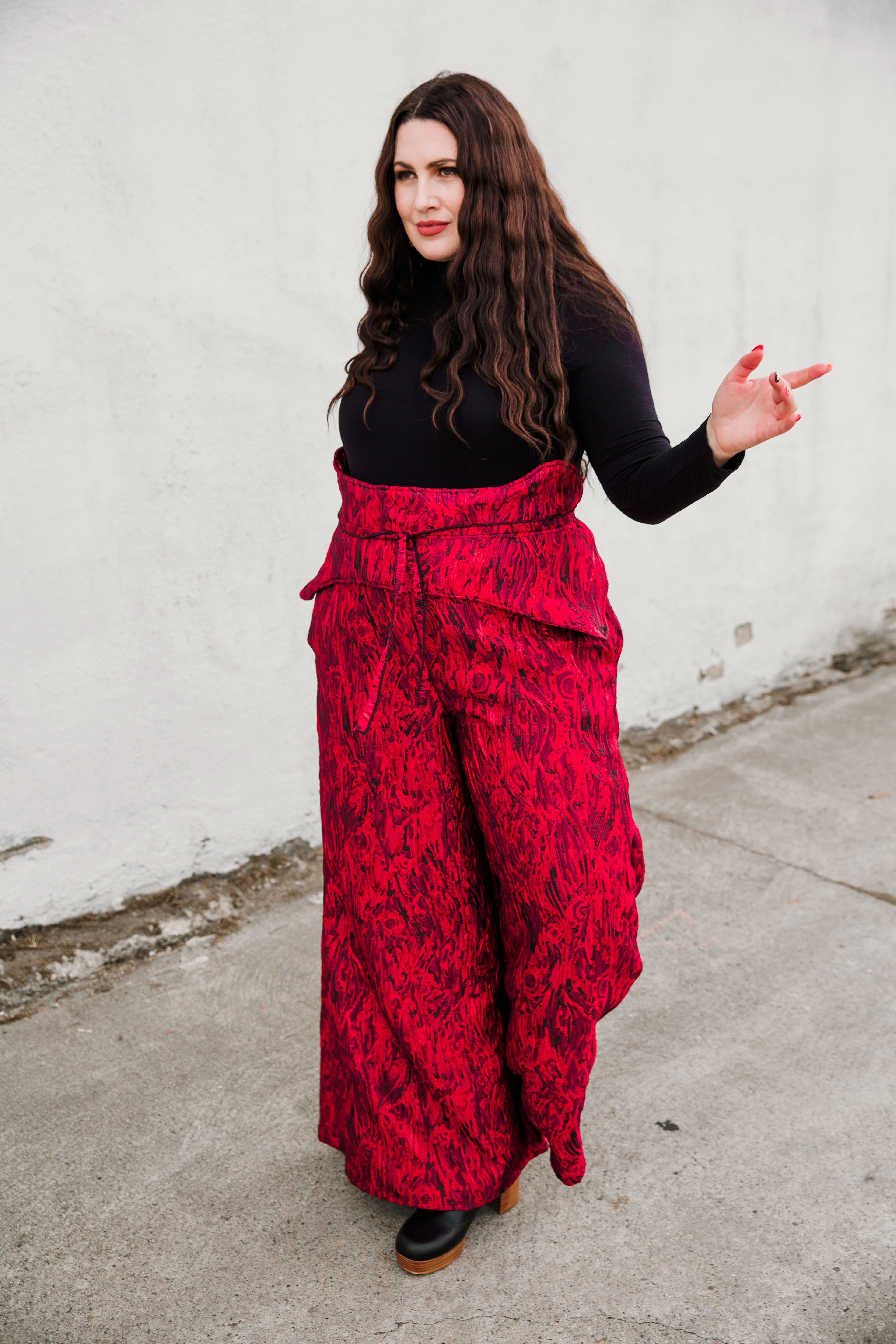 Jacquard Pants in “Mefistofeles"