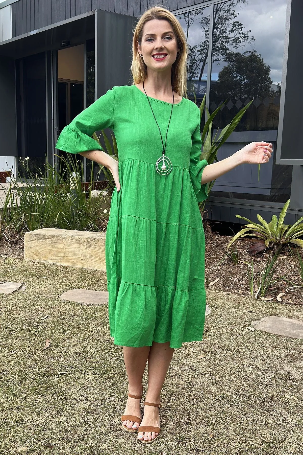 Jade Green Shift Tunic Dress