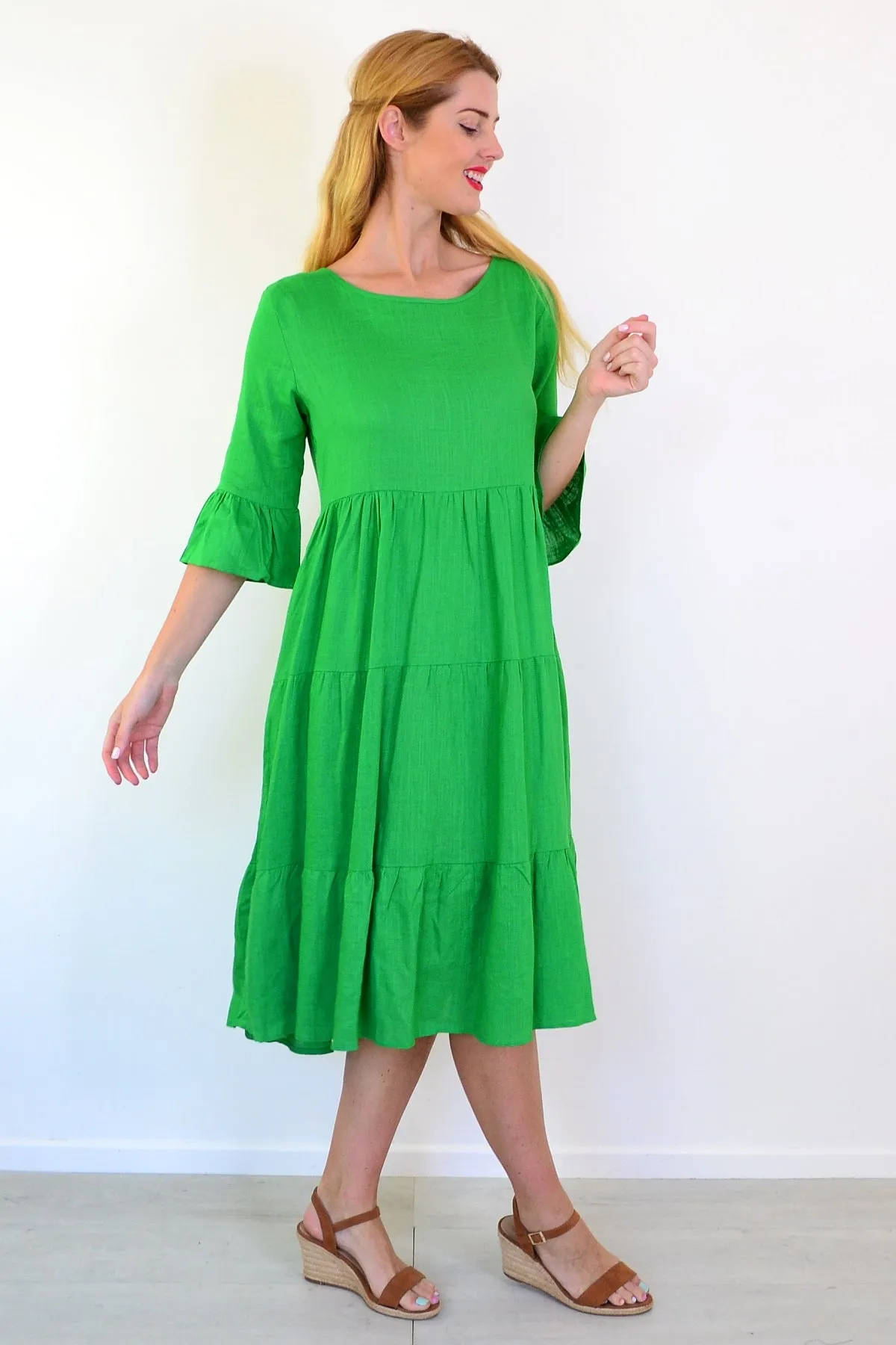 Jade Green Shift Tunic Dress