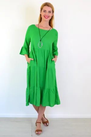 Jade Green Shift Tunic Dress