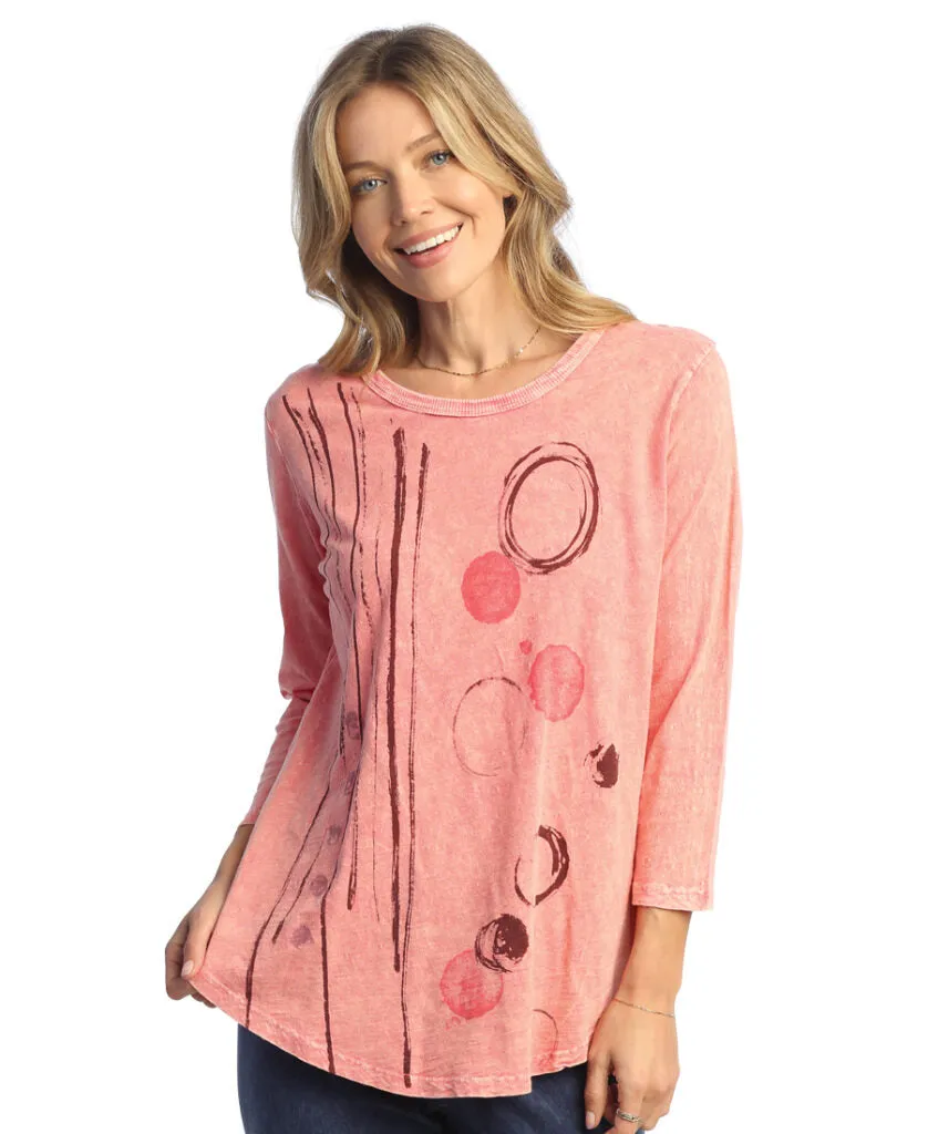 Jess & Jane "Lollipop" Mineral Washed A-Line Tunic - M106-1764