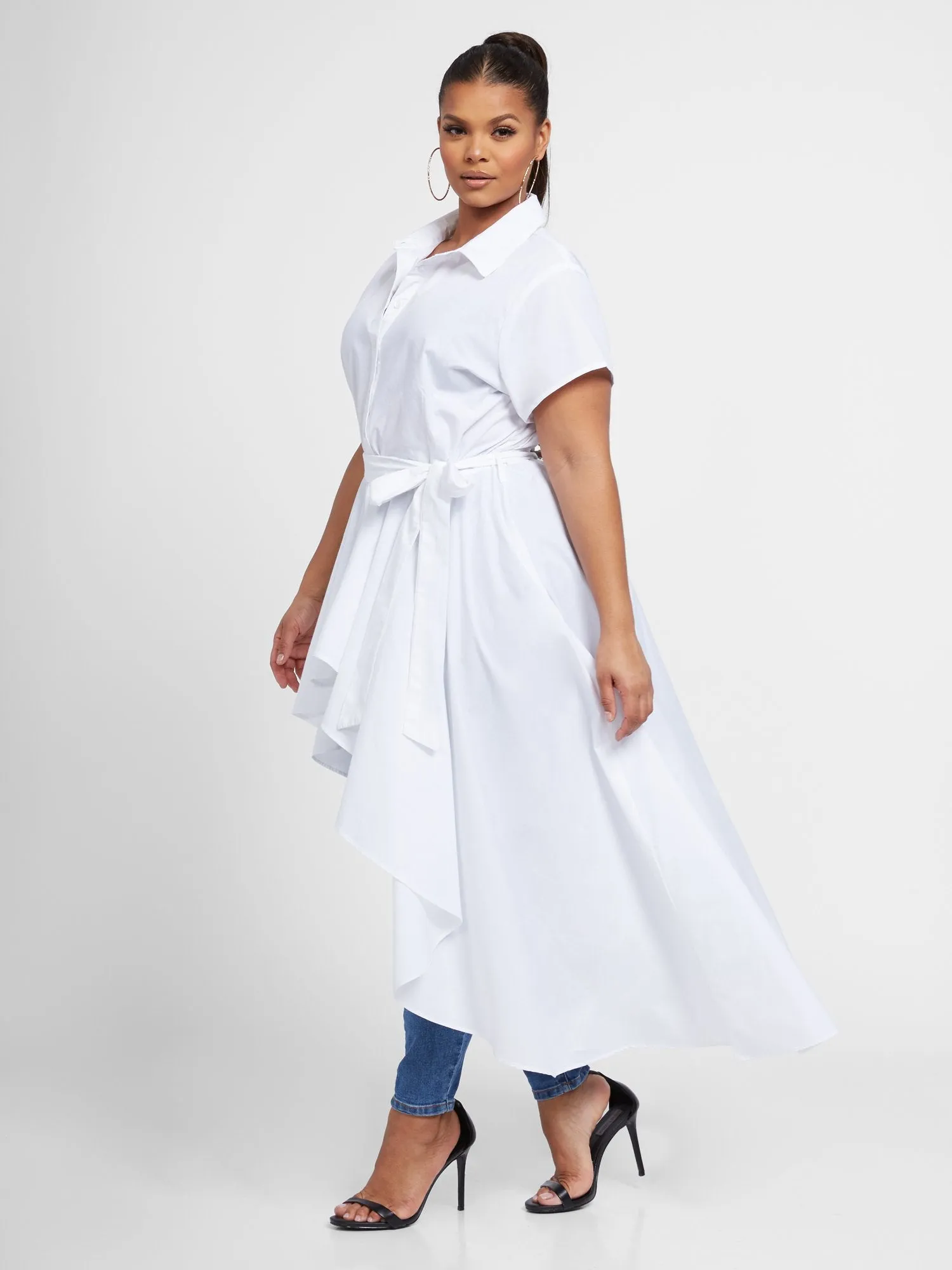 Jessie Asymmetrical Tunic with Belt