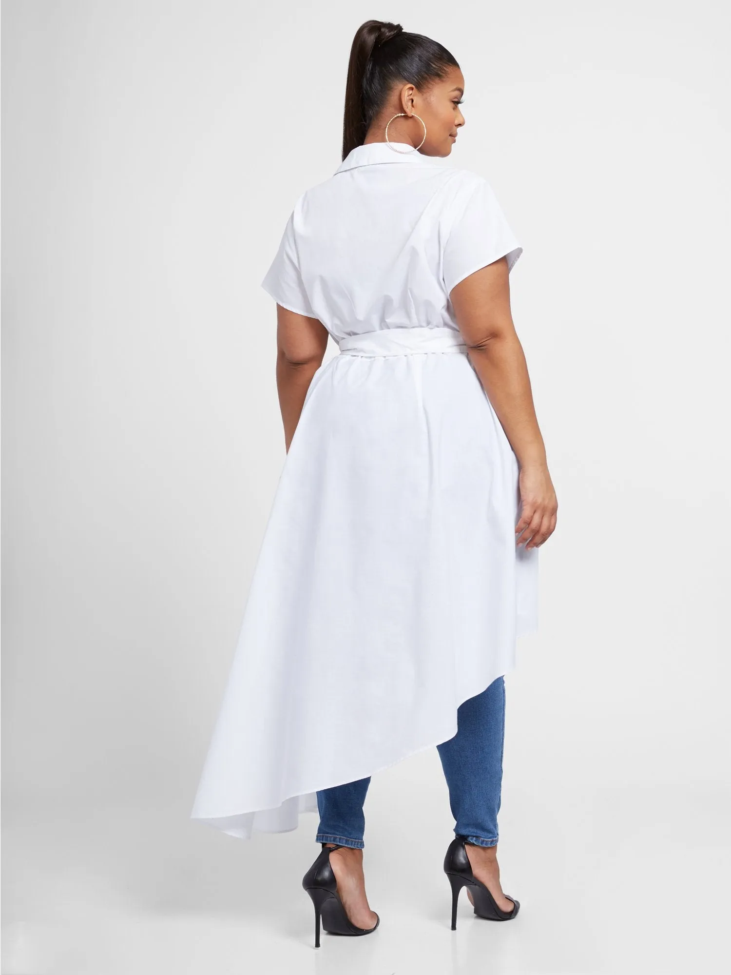 Jessie Asymmetrical Tunic with Belt