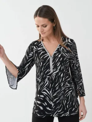 Joseph Ribkoff T Printed Tunic Top 223119 110