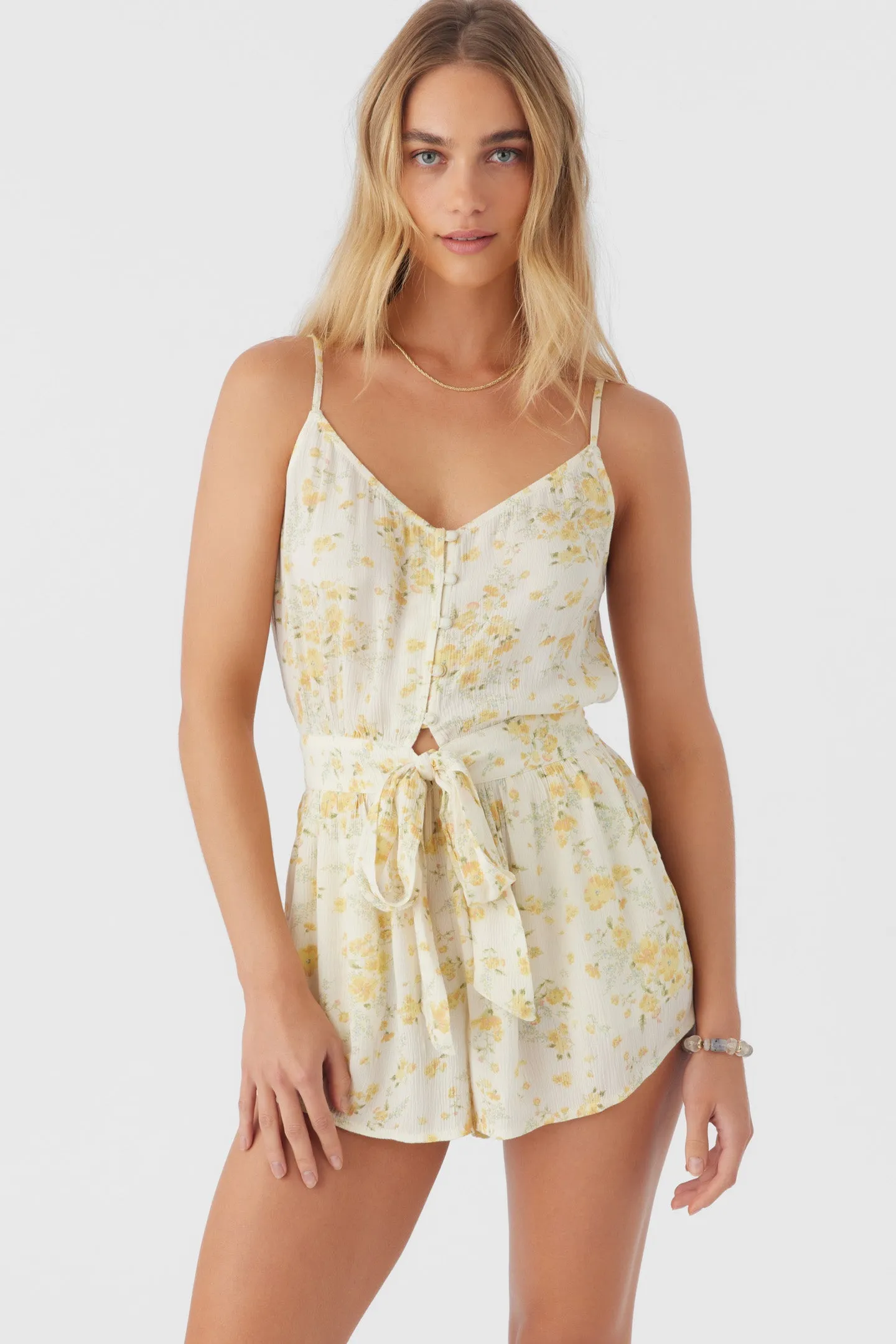 KASEN TATIANNA FLORAL ROMPER