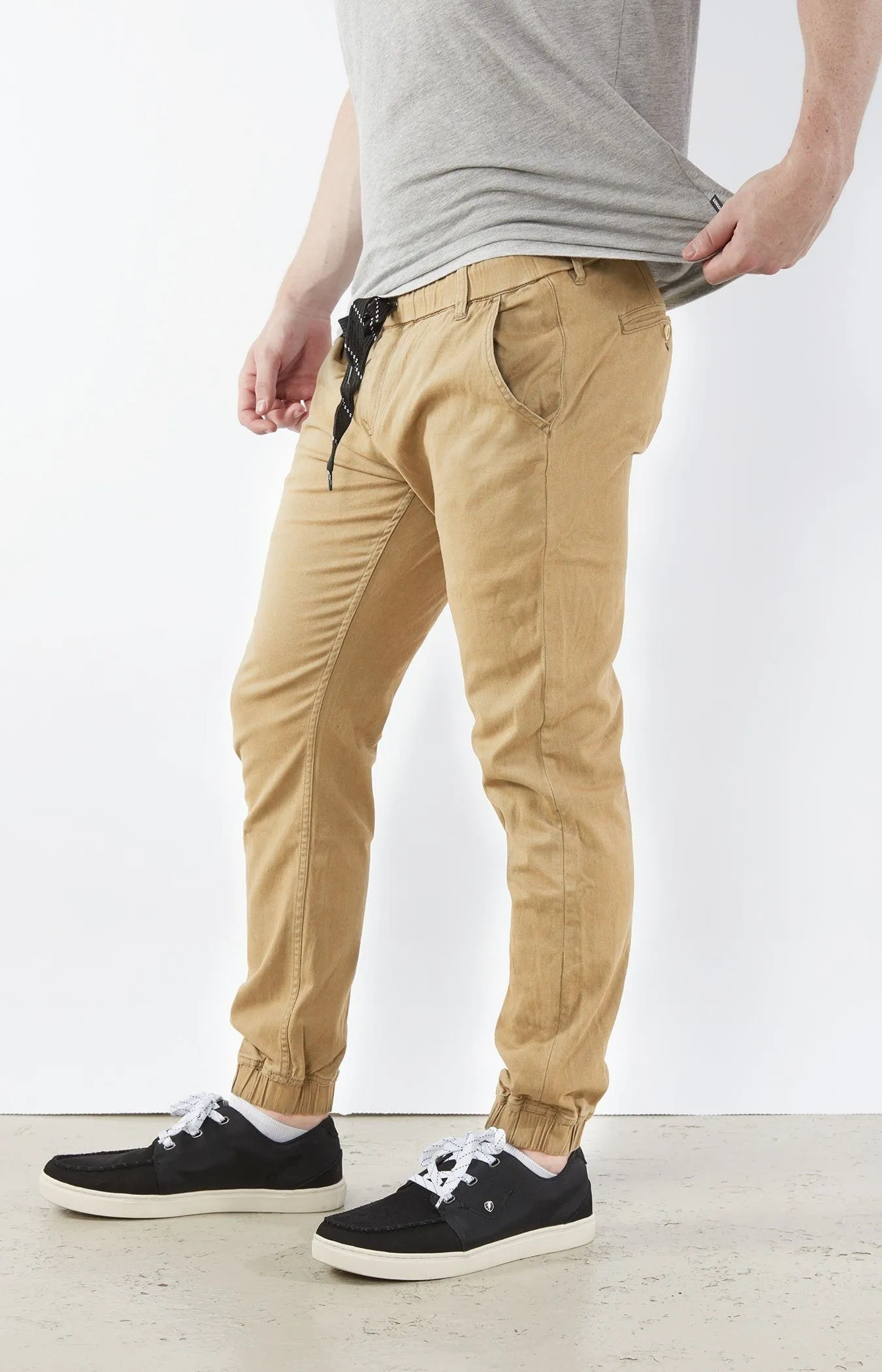 Khaki Jogger Chinos