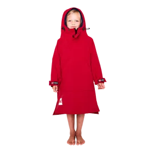 Kids Dry Poncho - Red