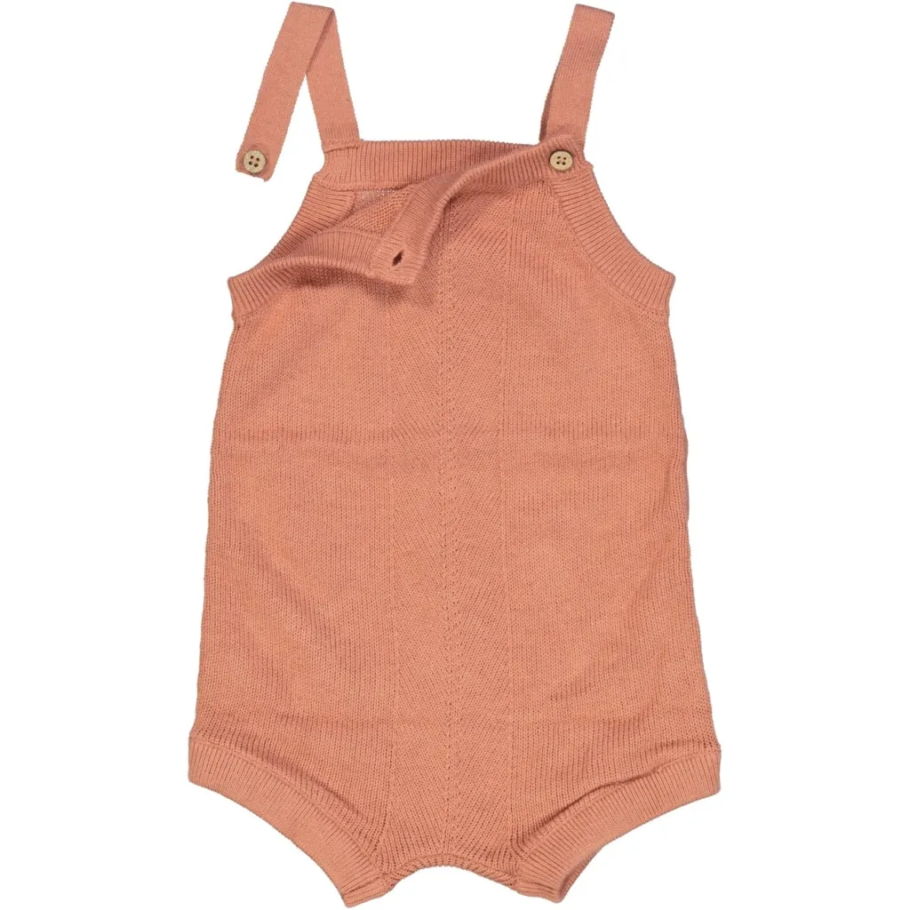 Knit Romper Gerd - cameo brown