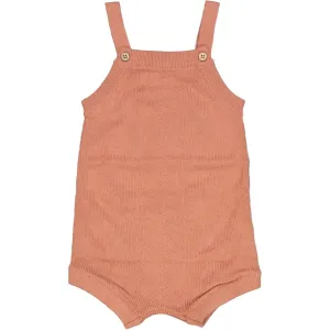 Knit Romper Gerd - cameo brown