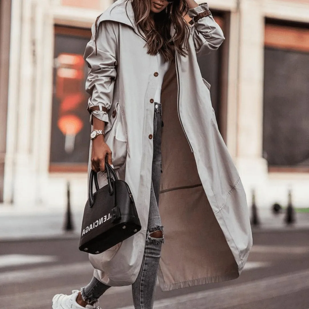 Lola | Trench Coat with Hood