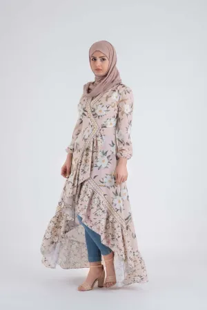 LOTUS FLOWER TUNIC-Islamic Fashion