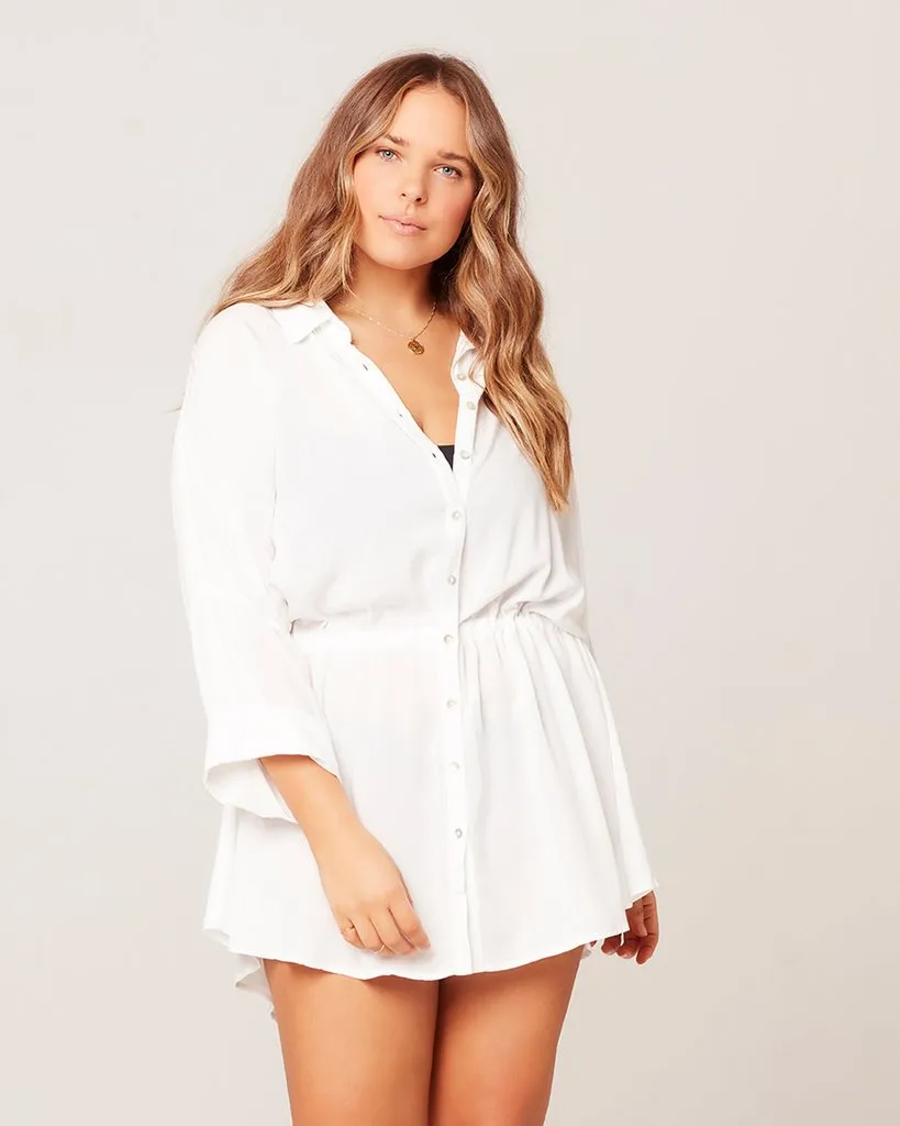 L*SPACE White Pacifica Tunic