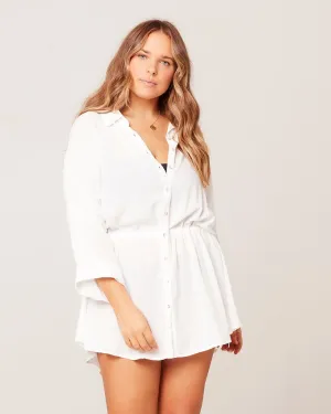 L*SPACE White Pacifica Tunic