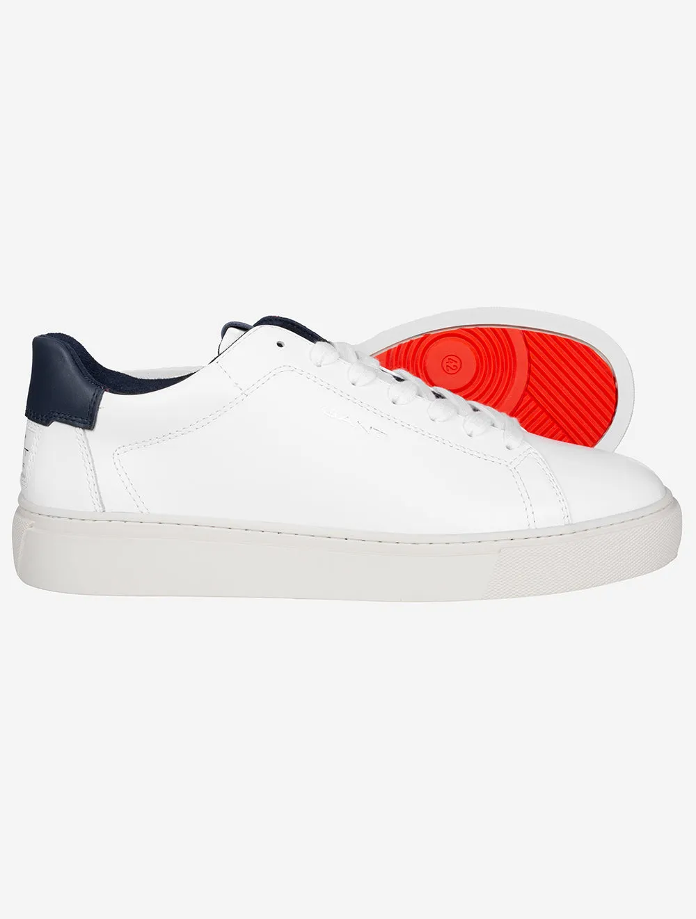 Mc Julien Leather Sneaker White Marine