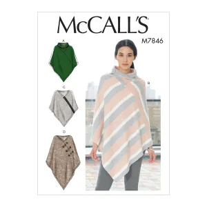 McCall's Pattern M7846 Misses' Ponchos