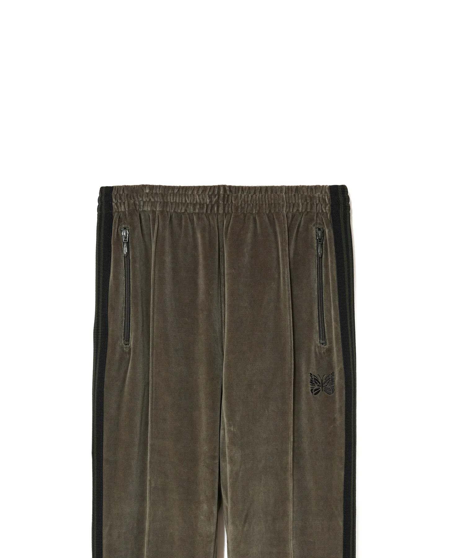 【MEN , WOMEN】NEEDLES Narrow Track Pant - C/Pe Velour