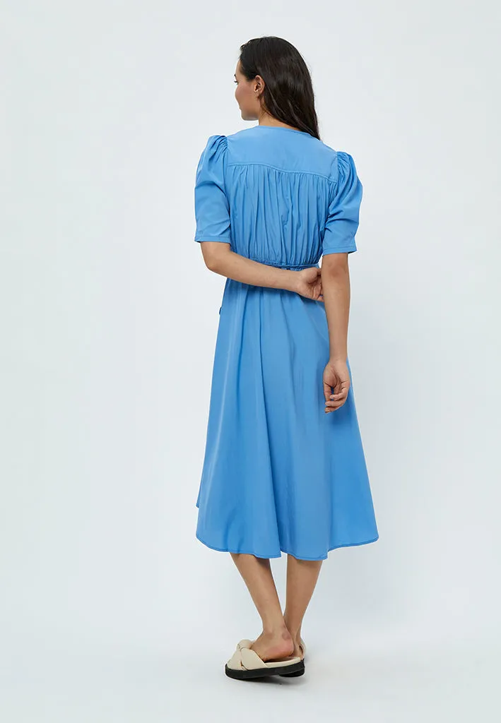 Mena Midi Dress - Marina Blue