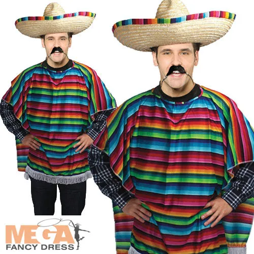 Mexican Poncho Fancy Dress Accessory