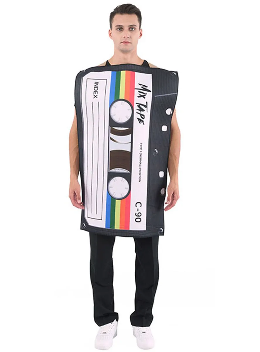 Mixed Tape Mens Novelty 1980s Costume