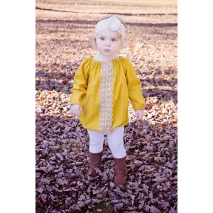 Mustard Yellow Baby Romper