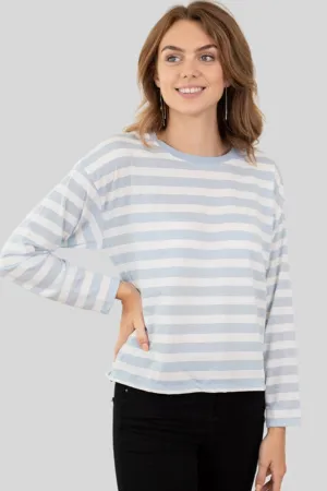 Nelli Long Sleeve Jumper - Light blue