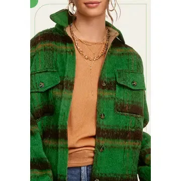 Nellie Plaid Pattern Jacket