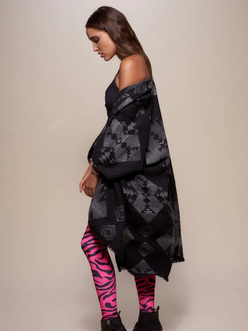 Night Fox Fabric Poncho | Women's