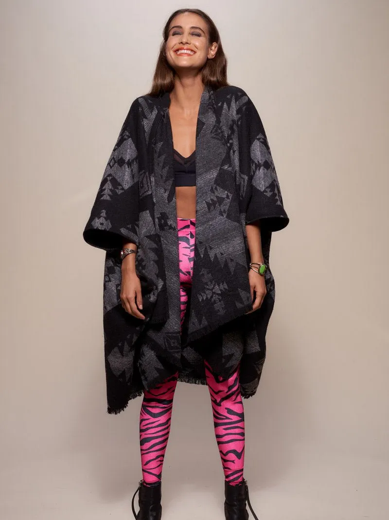 Night Fox Fabric Poncho | Women's