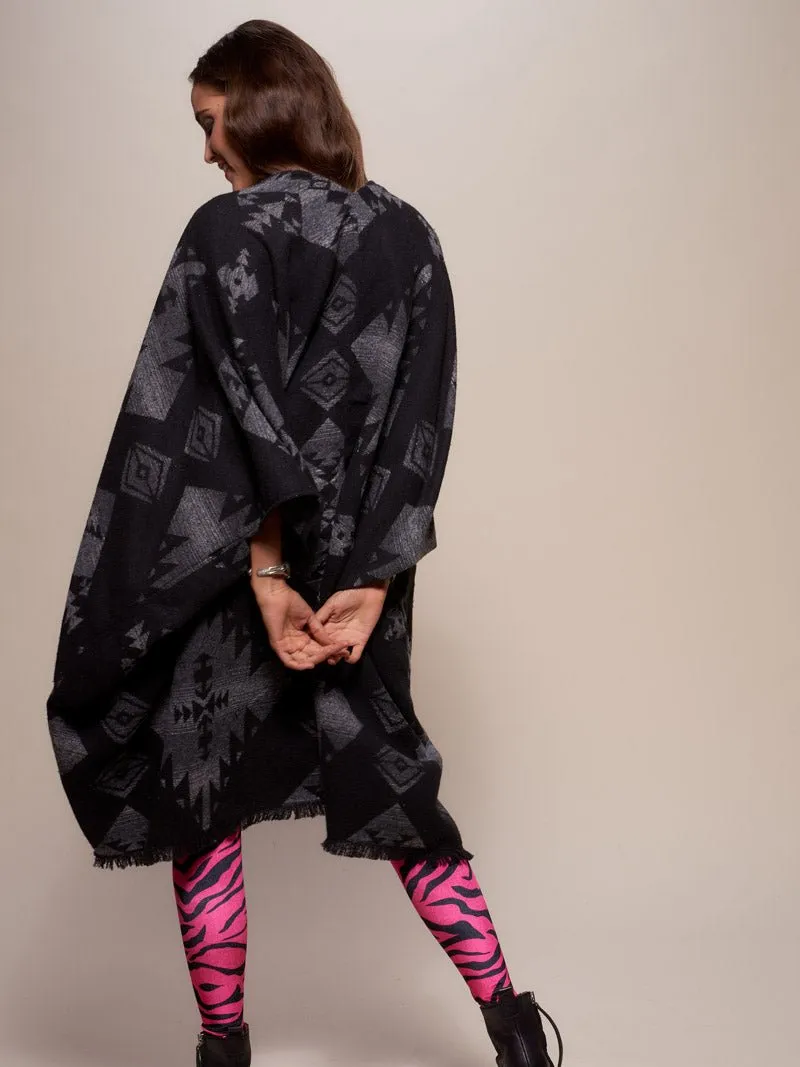 Night Fox Fabric Poncho | Women's