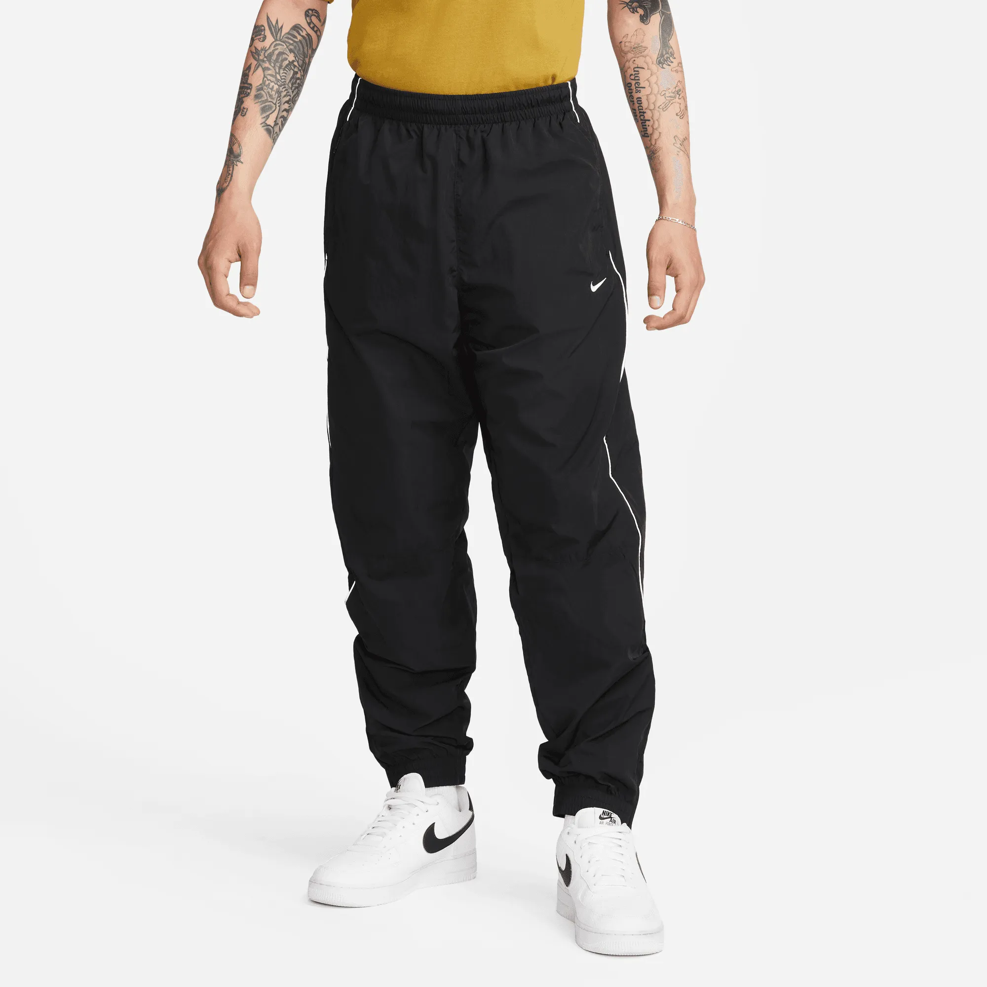 Nike Solo Swoosh Black Track Pants