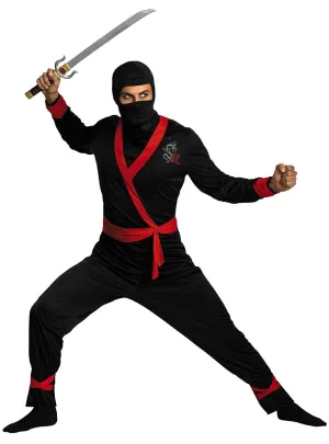 Ninja Master Mens Plus Size Japanese Costume