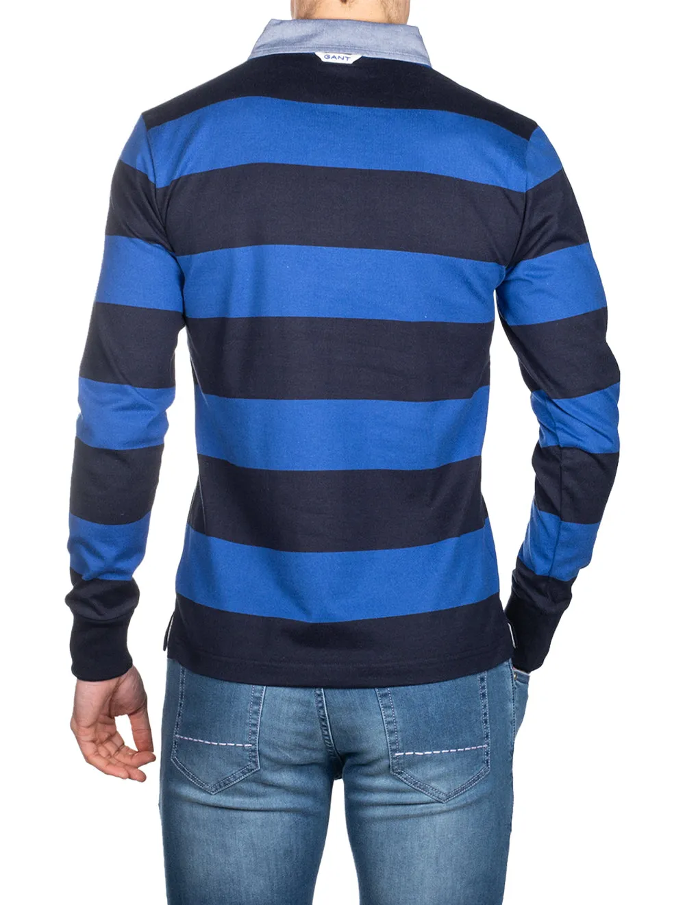 Original Barstripe Heavy Rugger College Blue