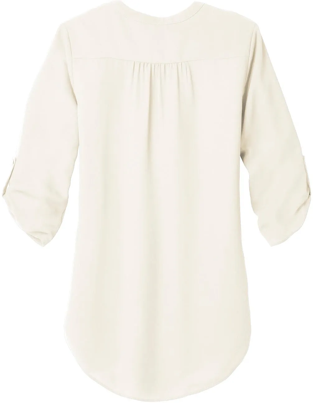 OUTLET-Port Authority Ladies 3/4-Sleeve Tunic Blouse