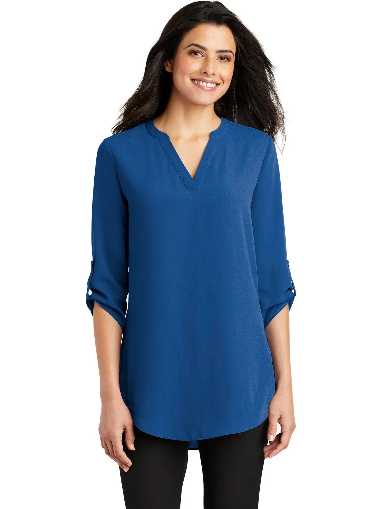 OUTLET-Port Authority Ladies 3/4-Sleeve Tunic Blouse