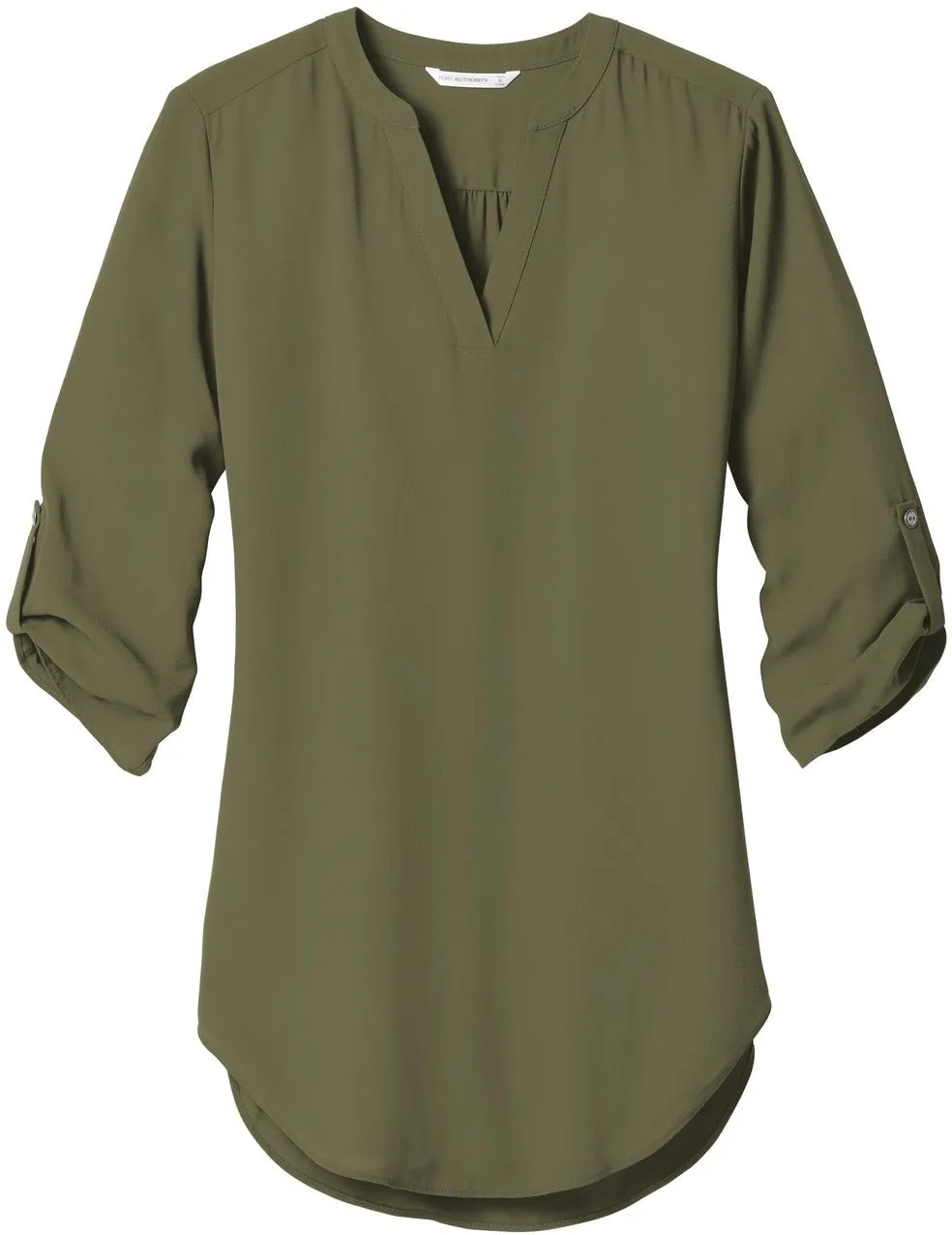 OUTLET-Port Authority Ladies 3/4-Sleeve Tunic Blouse